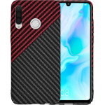 Techsuit - Carbonite FiberShell - Huawei P30 Lite / P30 Lite New Edition - Red Vortex