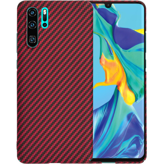 Techsuit - Carbonite FiberShell - Huawei P30 Pro / P30 Pro New Edition - Red