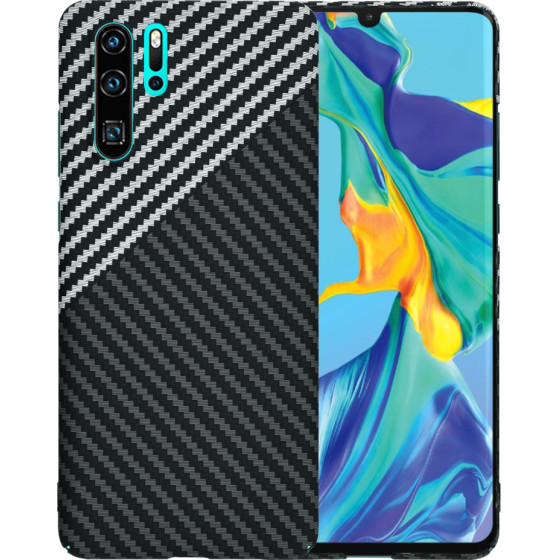 Techsuit - Carbonite FiberShell - Huawei P30 Pro / P30 Pro New Edition - Stealth Gray