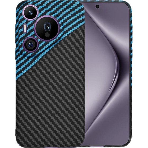 Techsuit - Carbonite FiberShell - Huawei Pura 70 Pro - Blue Pulse