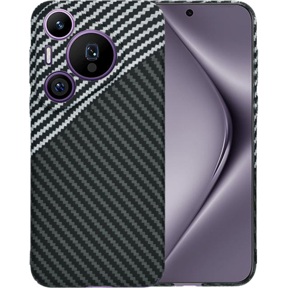 Techsuit - Carbonite FiberShell - Huawei Pura 70 Pro - Stealth Gray