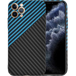 Techsuit - Carbonite FiberShell - iPhone 11 Pro - Blue Pulse