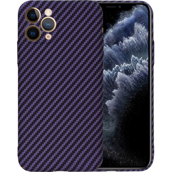 Techsuit - Carbonite FiberShell - iPhone 11 Pro - Purple