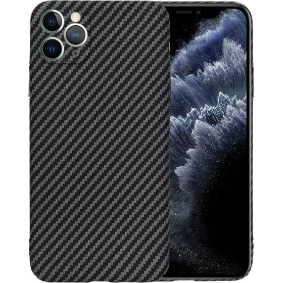 Techsuit - Carbonite FiberShell - iPhone 11 Pro Max - Black