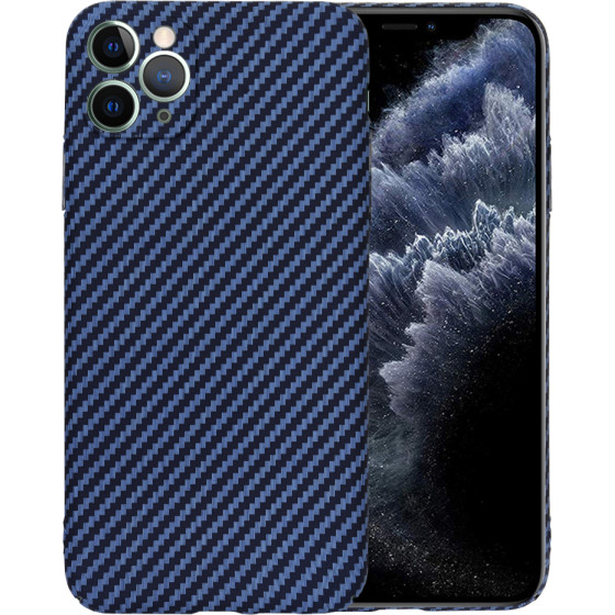 Techsuit - Carbonite FiberShell - iPhone 11 Pro Max - Cyan