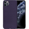 Techsuit - Carbonite FiberShell - iPhone 11 Pro Max - Purple