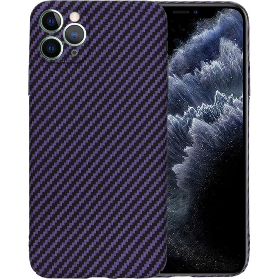 Techsuit - Carbonite FiberShell - iPhone 11 Pro Max - Purple