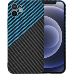 Techsuit - Carbonite FiberShell - iPhone 12 - Blue Pulse
