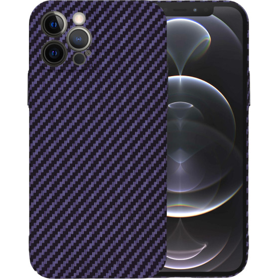 Techsuit - Carbonite FiberShell - iPhone 12 Pro - Purple