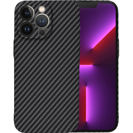 Techsuit - Carbonite FiberShell - iPhone 13 Pro - Black