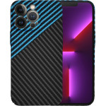 Techsuit - Carbonite FiberShell - iPhone 13 Pro - Blue Pulse