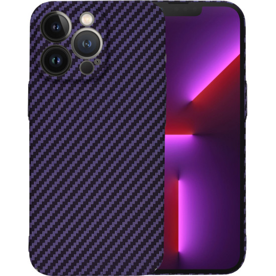 Techsuit - Carbonite FiberShell - iPhone 13 Pro - Purple