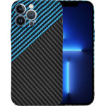 Techsuit - Carbonite FiberShell - iPhone 13 Pro Max - Blue Pulse