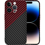 Techsuit - Carbonite FiberShell - iPhone 14 Pro - Red Vortex