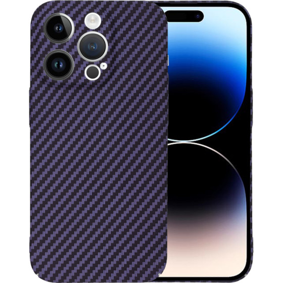 Techsuit - Carbonite FiberShell - iPhone 14 Pro - Purple