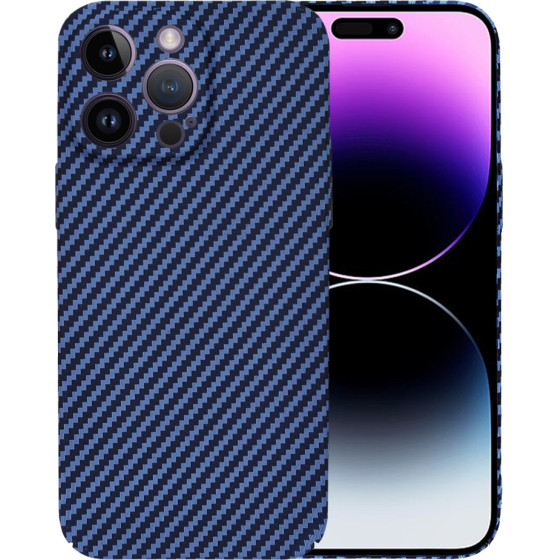 Techsuit - Carbonite FiberShell - iPhone 14 Pro Max - Cyan