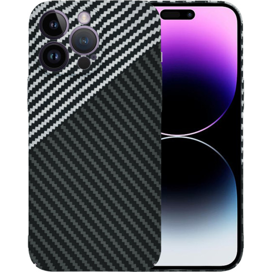 Techsuit - Carbonite FiberShell - iPhone 14 Pro Max - Stealth Gray