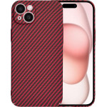 Techsuit - Carbonite FiberShell - iPhone 15 - Red