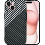 Techsuit - Carbonite FiberShell - iPhone 15 - Stealth Gray