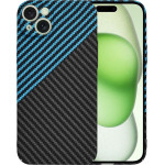 Techsuit - Carbonite FiberShell - iPhone 15 Plus - Blue Pulse