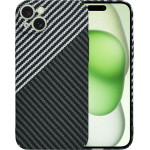 Techsuit - Carbonite FiberShell - iPhone 15 Plus - Stealth Gray