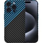 Techsuit - Carbonite FiberShell - iPhone 15 Pro - Blue Pulse