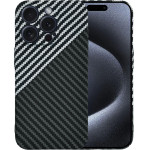 Techsuit - Carbonite FiberShell - iPhone 15 Pro - Stealth Gray