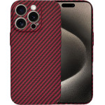 Techsuit - Carbonite FiberShell - iPhone 15 Pro Max - Red