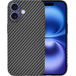 Techsuit - Carbonite FiberShell - iPhone 16 - Black
