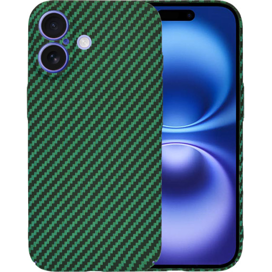 Techsuit - Carbonite FiberShell - iPhone 16 - Green