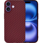 Techsuit - Carbonite FiberShell - iPhone 16 - Red