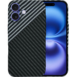 Techsuit - Carbonite FiberShell - iPhone 16 - Stealth Gray