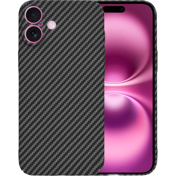 Techsuit - Carbonite FiberShell - iPhone 16 Plus - Black