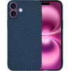 Techsuit - Carbonite FiberShell - iPhone 16 Plus - Cyan