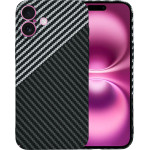 Techsuit - Carbonite FiberShell - iPhone 16 Plus - Stealth Gray