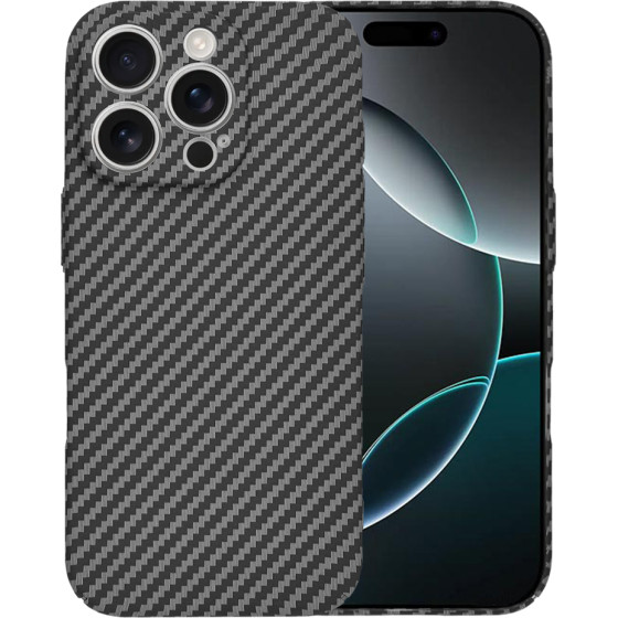 Techsuit - Carbonite FiberShell - iPhone 16 Pro - Black
