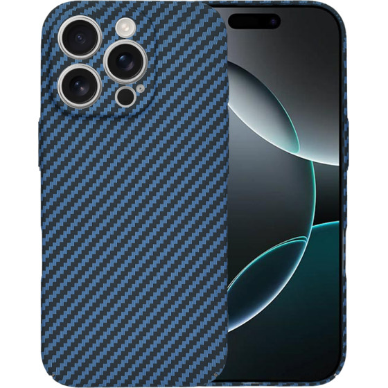 Techsuit - Carbonite FiberShell - iPhone 16 Pro - Cyan