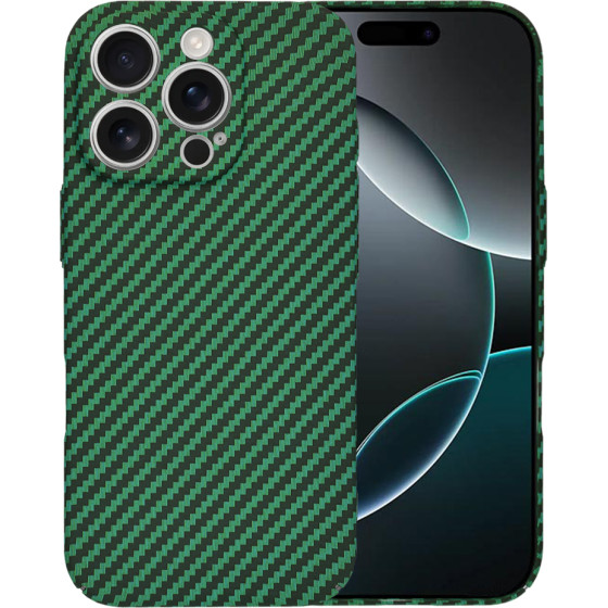 Techsuit - Carbonite FiberShell - iPhone 16 Pro - Green