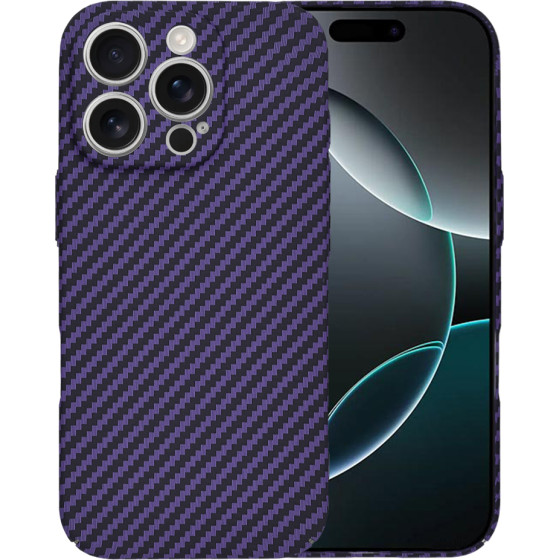 Techsuit - Carbonite FiberShell - iPhone 16 Pro - Purple