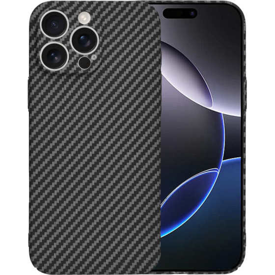 Techsuit - Carbonite FiberShell - iPhone 16 Pro Max - Black