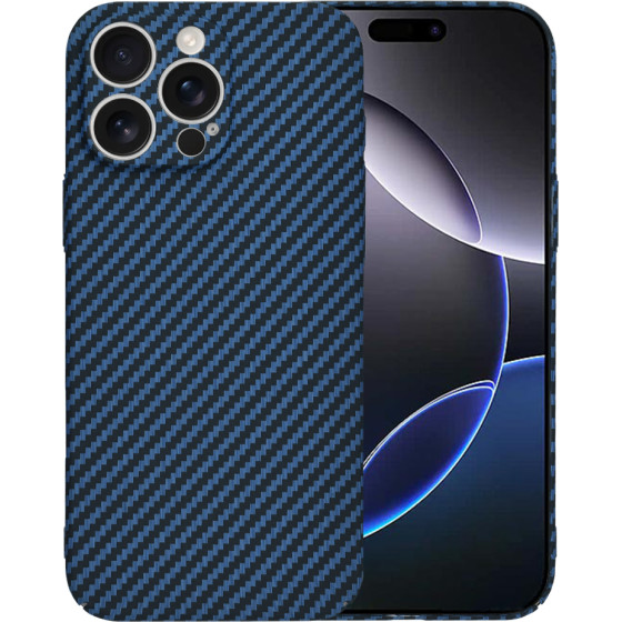 Techsuit - Carbonite FiberShell - iPhone 16 Pro Max - Cyan