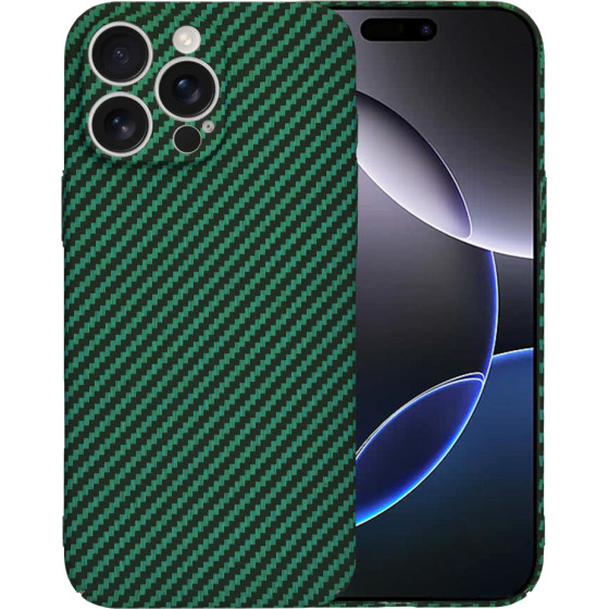 Techsuit - Carbonite FiberShell - iPhone 16 Pro Max - Green