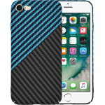 Techsuit - Carbonite FiberShell - iPhone 7 / iPhone 8 / iPhone SE 2, SE 2020 / iPhone SE 3, SE 2022 - Blue Pulse