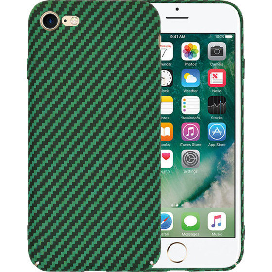 Techsuit - Carbonite FiberShell - iPhone 7 / iPhone 8 / iPhone SE 2, SE 2020 / iPhone SE 3, SE 2022 - Green