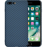 Techsuit - Carbonite FiberShell - iPhone 7 Plus / iPhone 8 Plus - Cyan