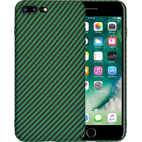 Techsuit - Carbonite FiberShell - iPhone 7 Plus / iPhone 8 Plus - Green