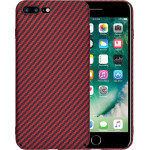 Techsuit - Carbonite FiberShell - iPhone 7 Plus / iPhone 8 Plus - Red