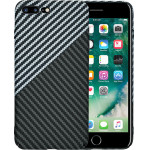 Techsuit - Carbonite FiberShell - iPhone 7 Plus / iPhone 8 Plus - Stealth Gray