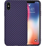 Techsuit - Carbonite FiberShell - iPhone X / iPhone XS - Purple