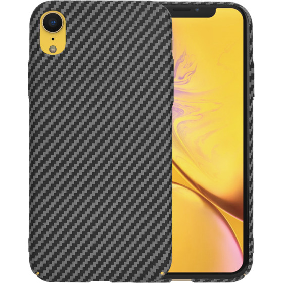 Techsuit - Carbonite FiberShell - iPhone XR - Black